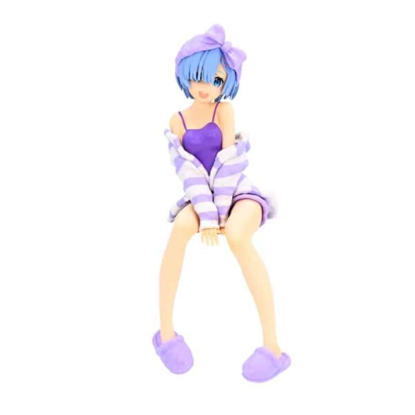 rezero rem room wear purple color ver noodle stopper furyu