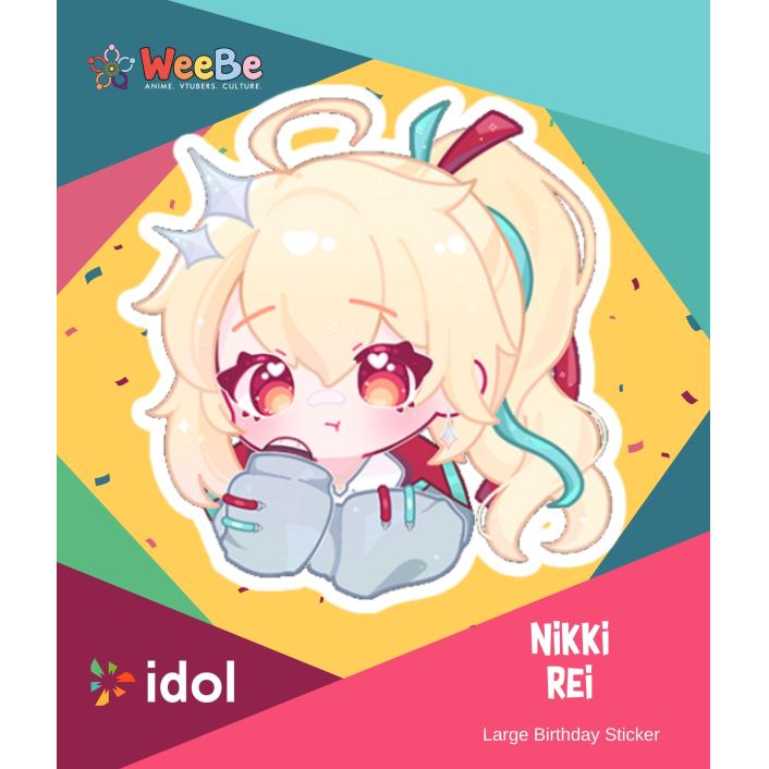 Idol Birthday Large Sticker Nikki