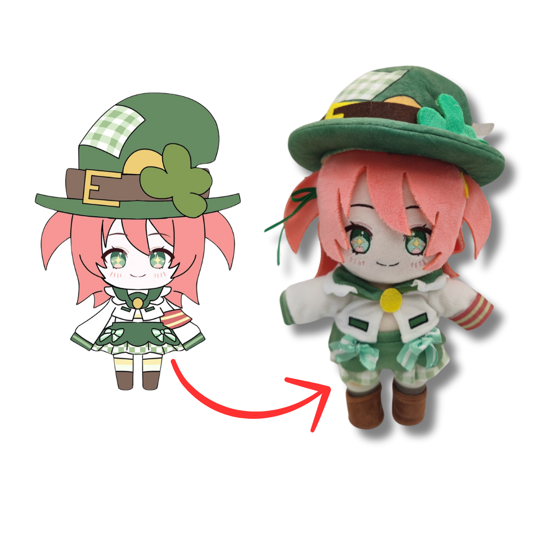 fuyo illustration into plushie