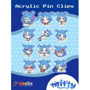 Mitty – Redebut Acrylic Pin-Clip