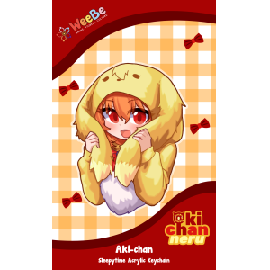 Akichanneru Sleepytime Acrylic Keychain